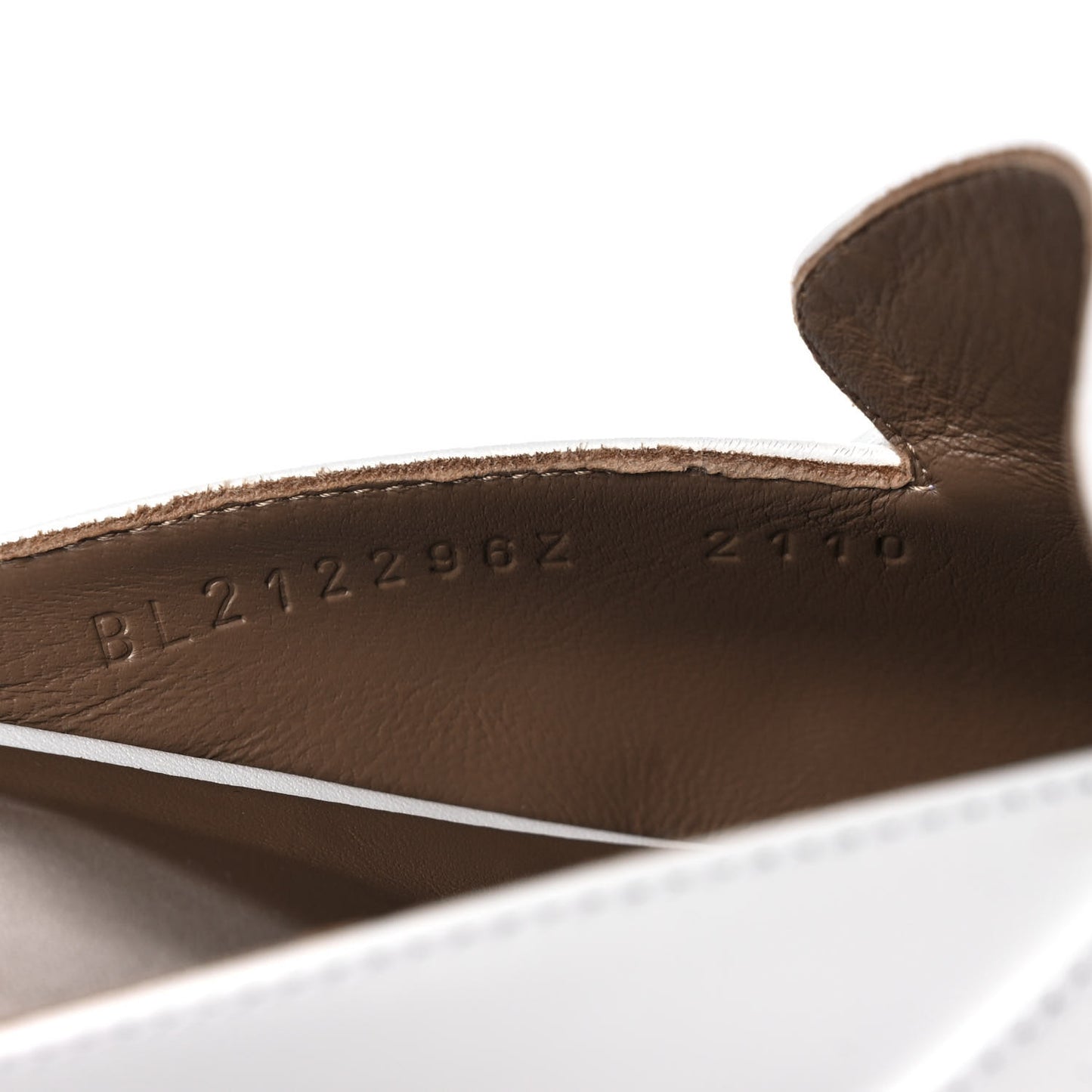 Calfskin Oz Mules 37.5 White