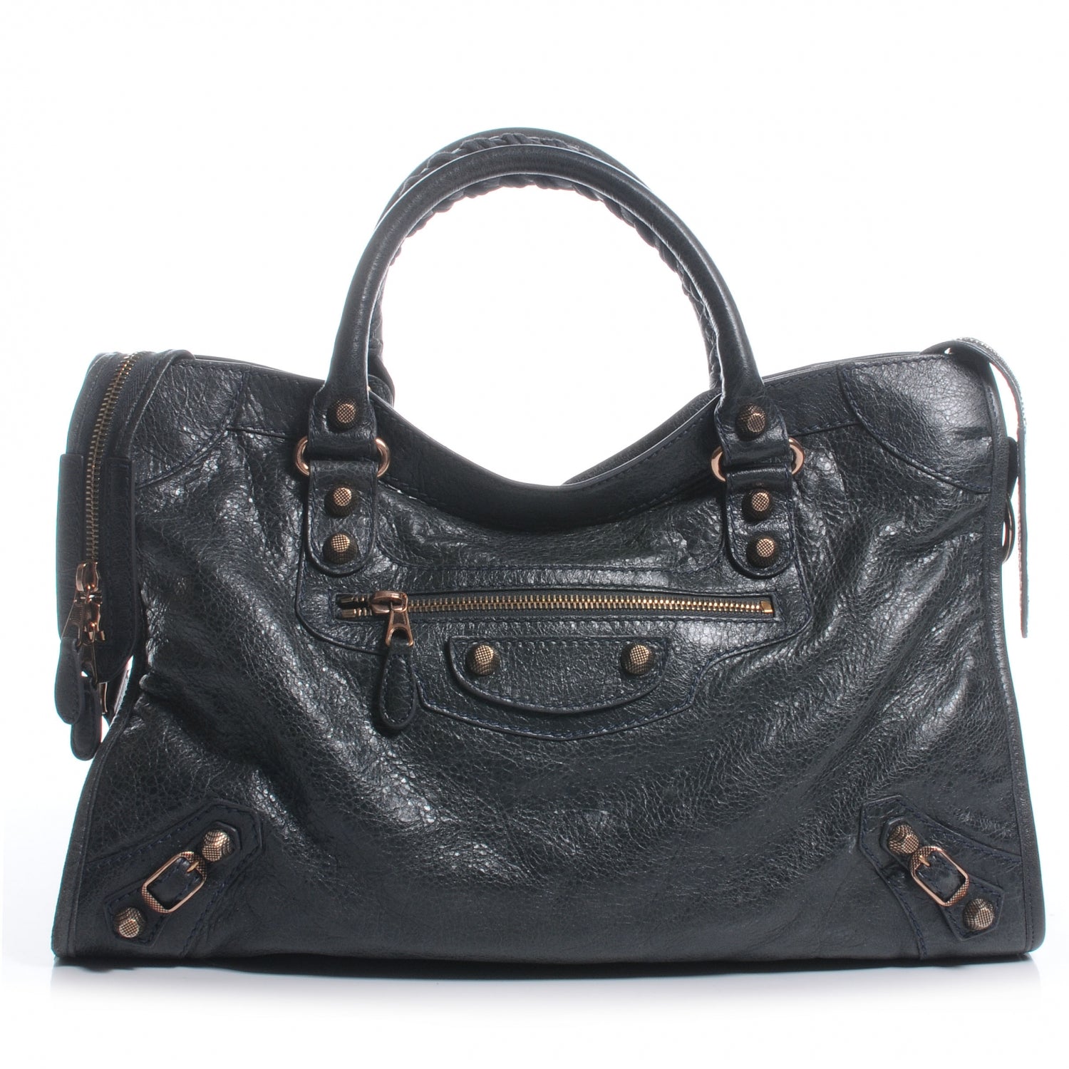 Balenciaga Agneau Giant 12 Rose Gold Hardware City Anthracite 1 of 7