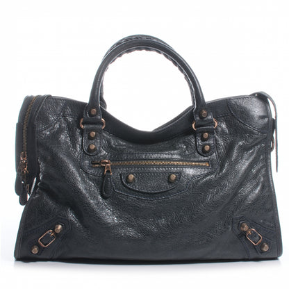 Balenciaga Agneau Giant 12 Rose Gold Hardware City Anthracite 1 of 7
