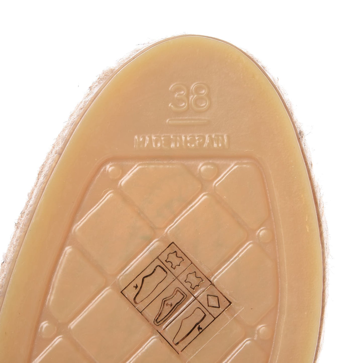 Lambskin CC Espadrilles 38 Black