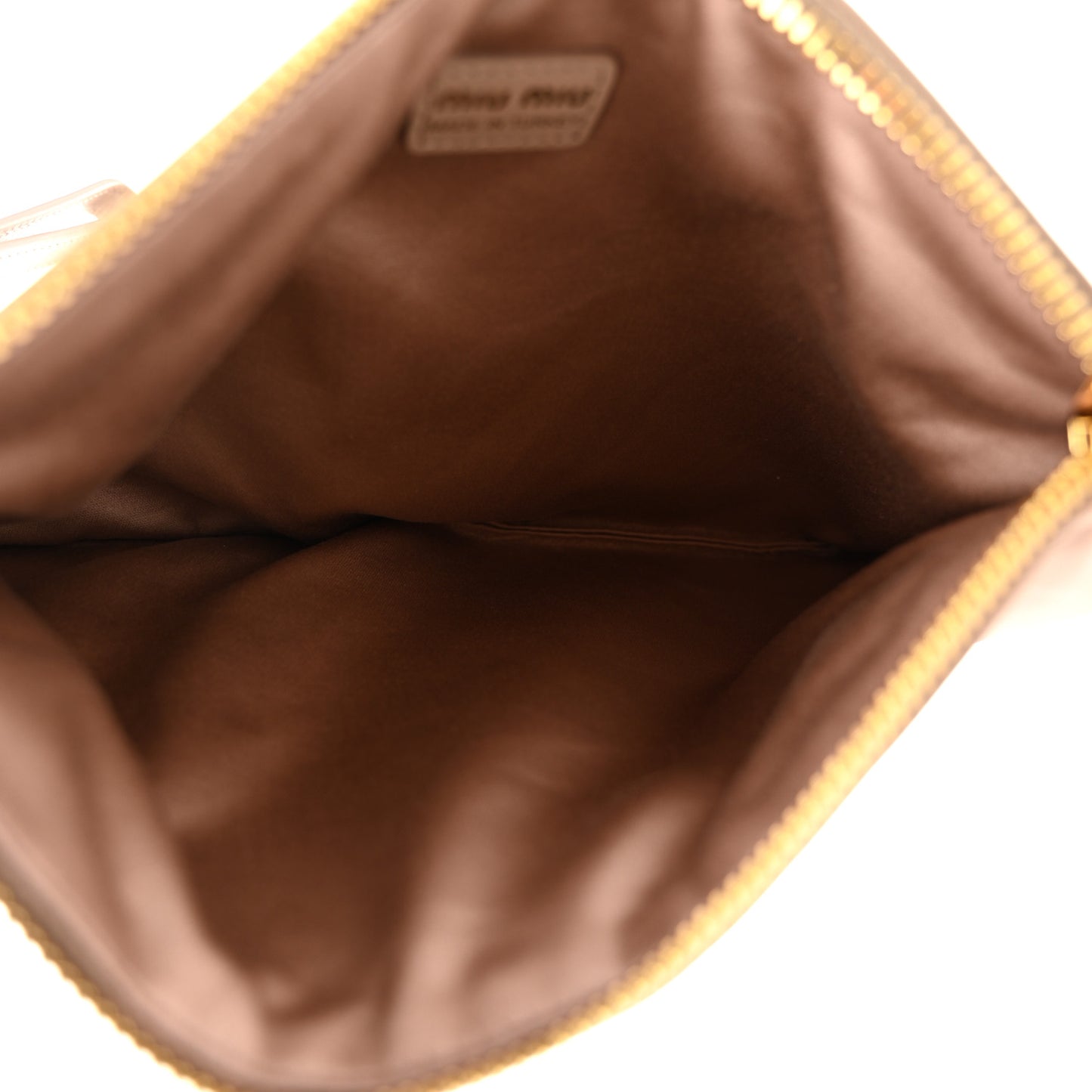 Nappa Wristlet Beige