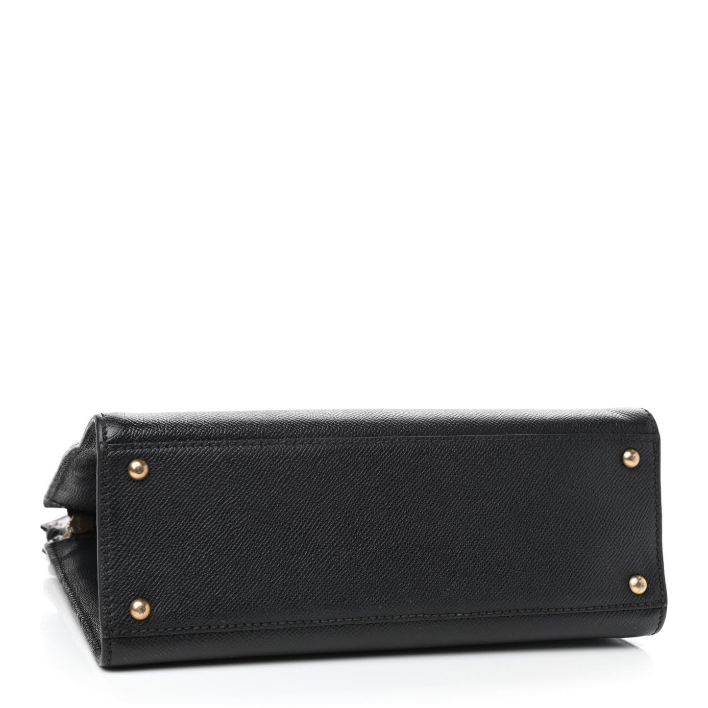 Caviar Embroidered Logo Shoulder Bag Black
