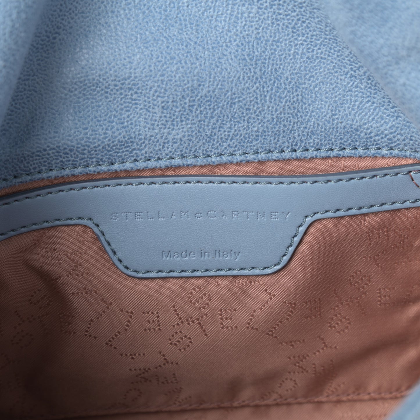 Shaggy Deer Mini Falabella Shoulder Bag Light Blue