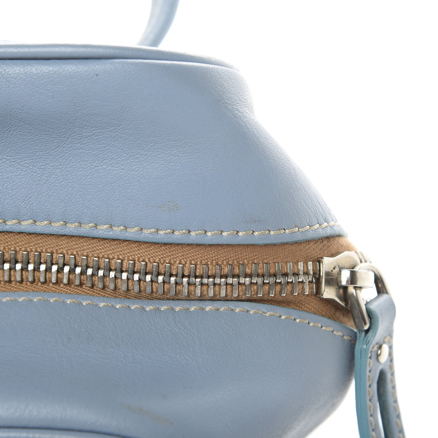 Prada Vitello Daino Tag Satchel Pervinca 19 of 21