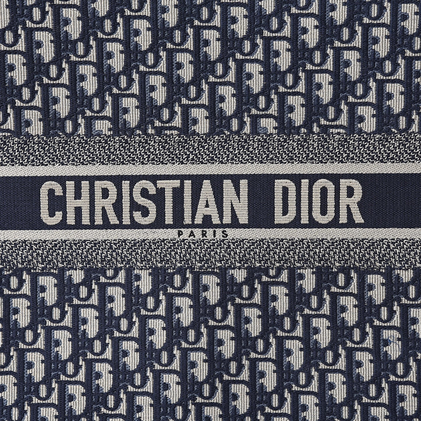 Oblique Book Tote Blue Multicolor