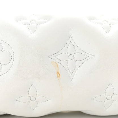 Louis Vuitton Calfskin Bubblegram Papillon BB Snow White 14 of 15