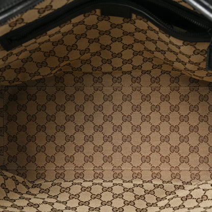 Gucci Calfskin Tonal GG Medium Tote Bag Black 5 of 15