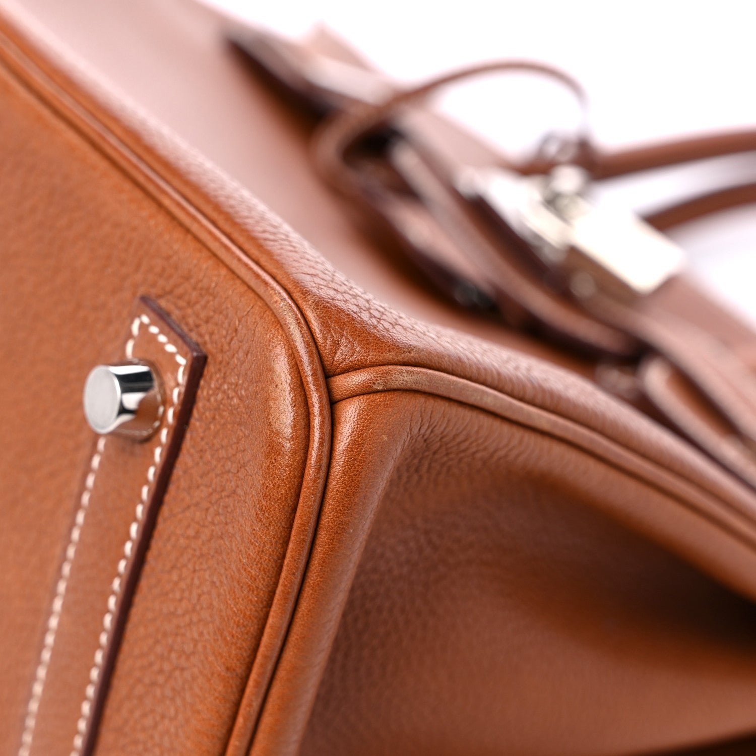 Hermes Natural Barenia Faubourg Birkin 30 Fauve 9 of 15