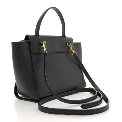Celine Grained Calfskin Nano Belt Bag Black 3 of 10