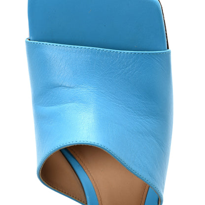 Bottega Veneta Lambskin Stretch Mule Sandals 40 Sky Blue 8 of 9