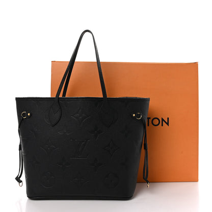 Louis Vuitton Empreinte Monogram Giant Neverfull MM Black 11 of 11