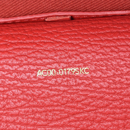 3.1 Phillip Lim 3.1 Textured Calfskin Medium Pashli Satchel Red 8 of 8