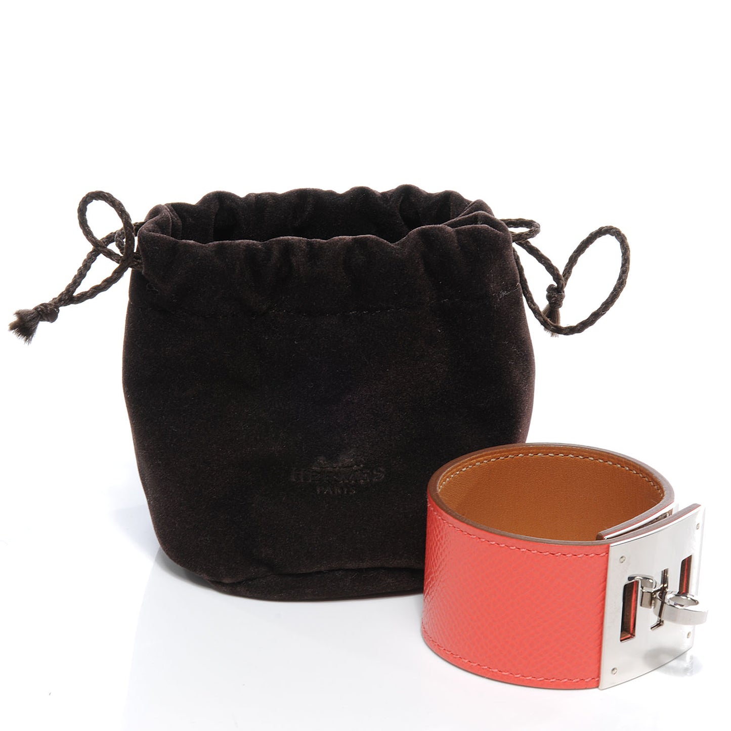 Epsom Kelly Dog Bracelet Rose Jaipur