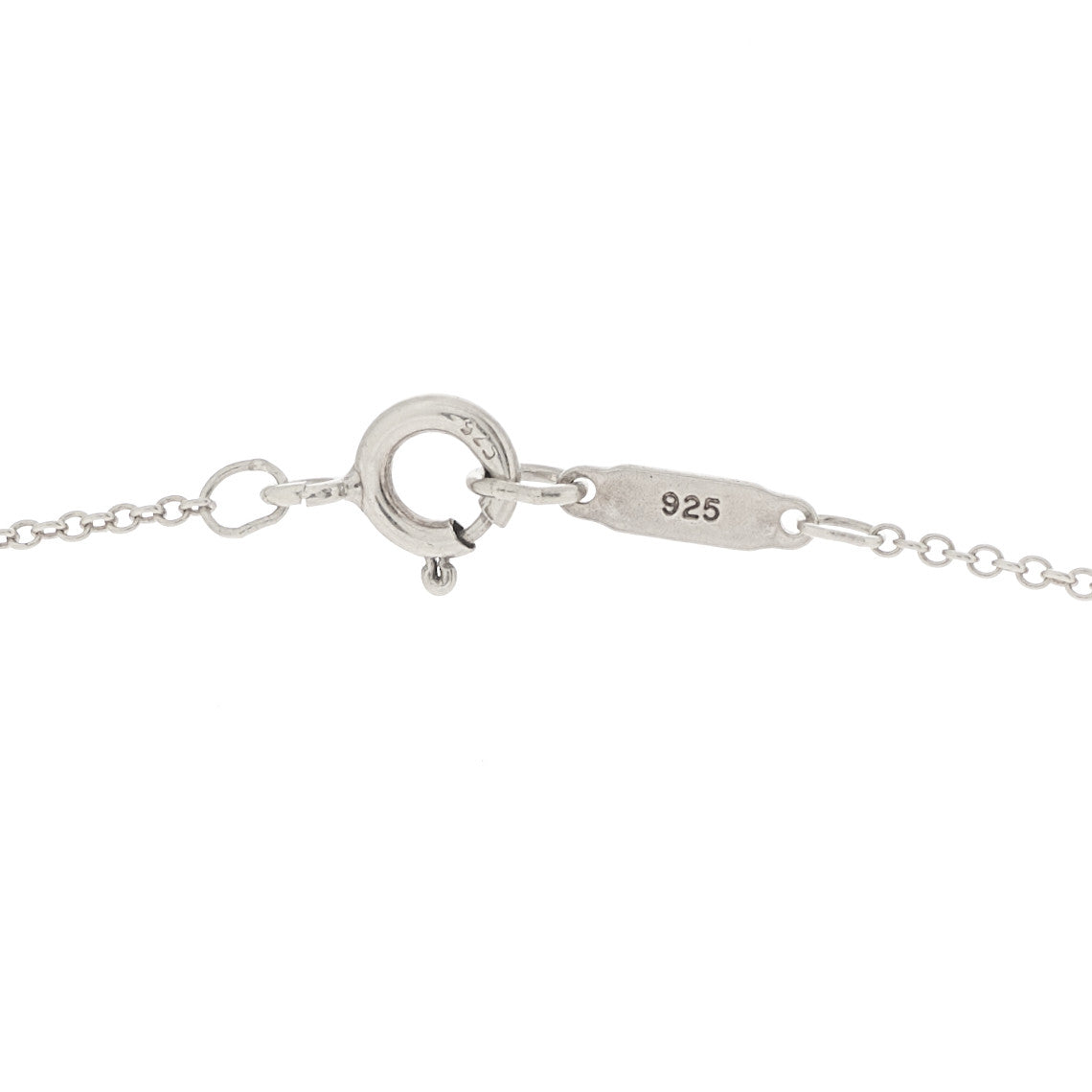 Tiffany Sterling Silver Return to Tiffany Heart Lock Pendant Necklace 6 of 6