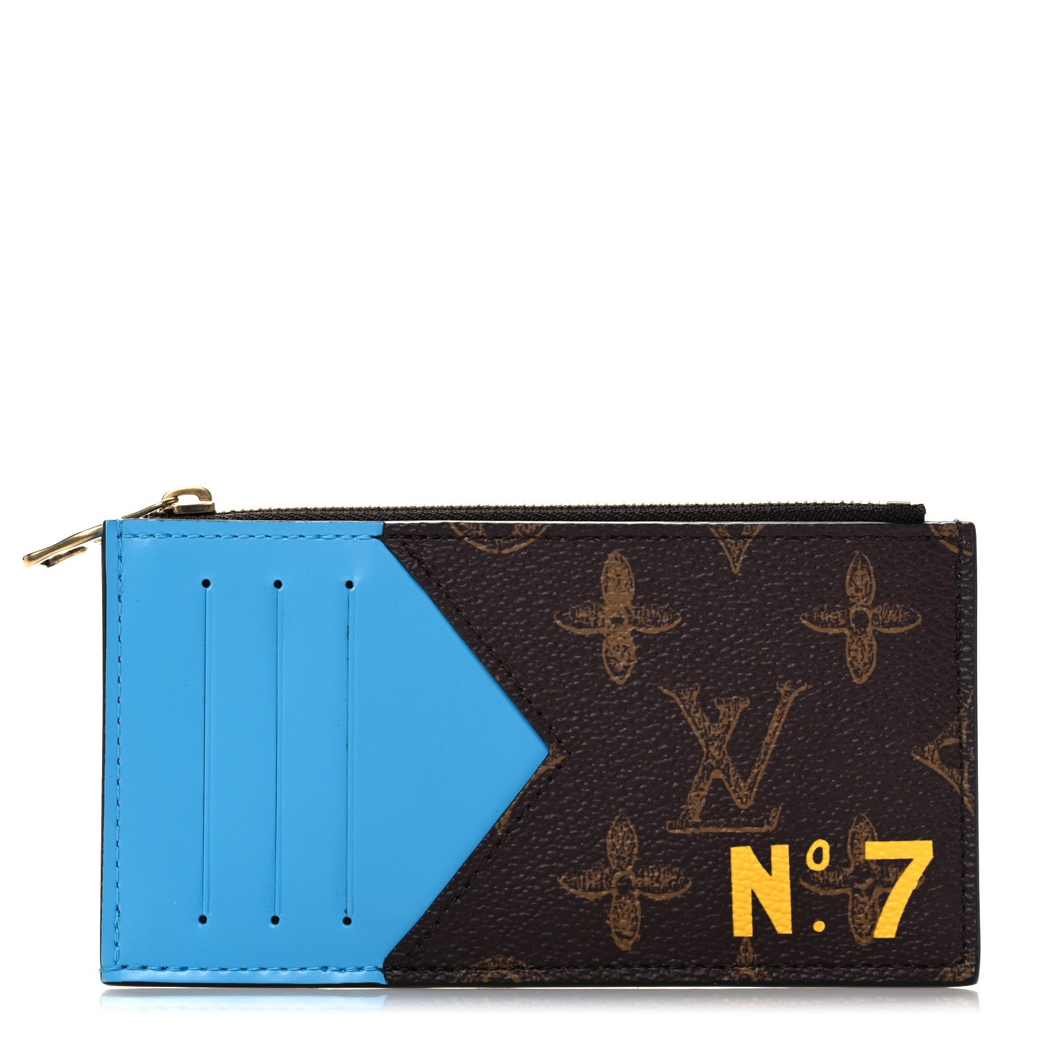 Louis Vuitton Monogram Vintage Calfskin Trunk L'œil Coin Card Holder 1 of 7