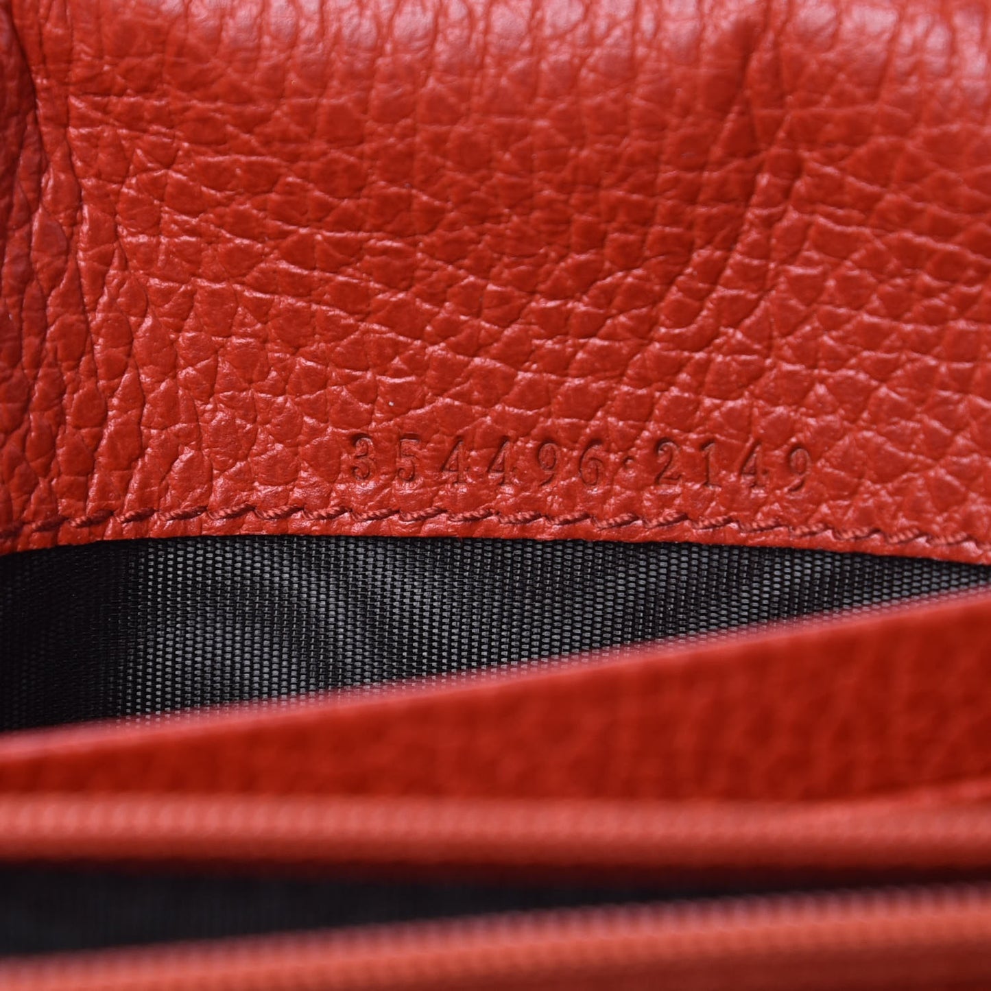 Dollar Calfskin Swing Continental Wallet Oxidation