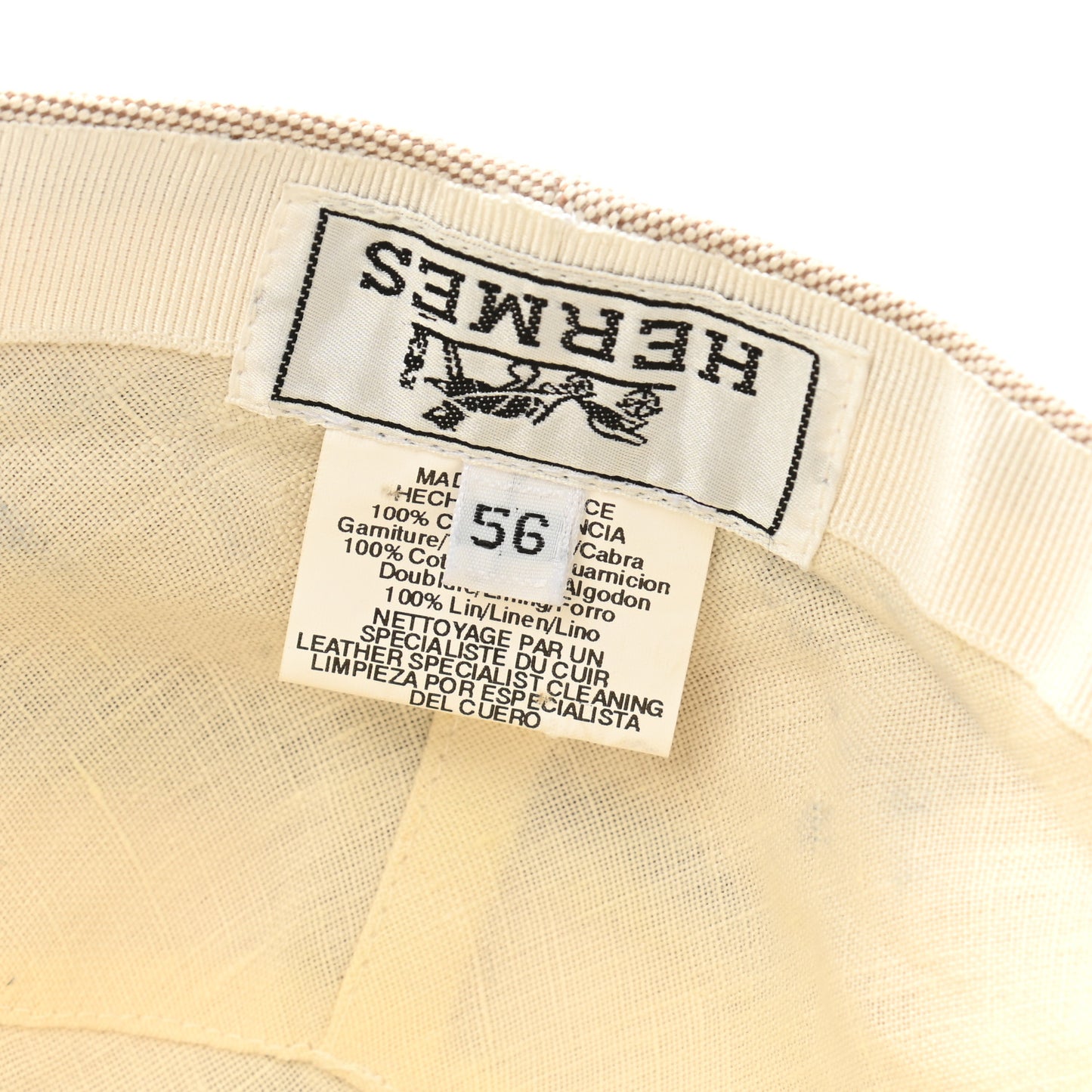 Suede Goatskin Cotton Cap 56
