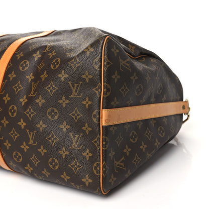 Louis Vuitton Monogram Keepall Bandouliere 55 8 of 10