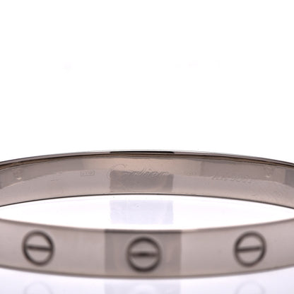 Cartier 18K White Gold LOVE Bracelet 16 4 of 6