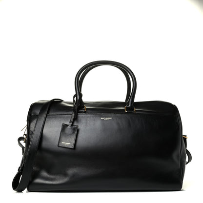 Saint Laurent Calfskin Classic Duffle 12 Black 1 of 7