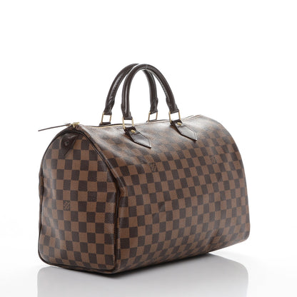 Louis Vuitton Damier Ebene Speedy 35 3 of 6