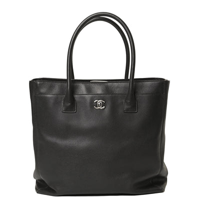 Chanel Calfskin Tall Cerf Tote Dark Grey 1 of 10