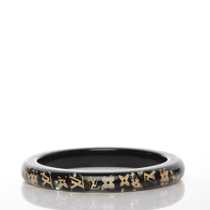 Louis Vuitton Resin Swarovski Medium Inclusion Bracelet PM Black 3 of 3