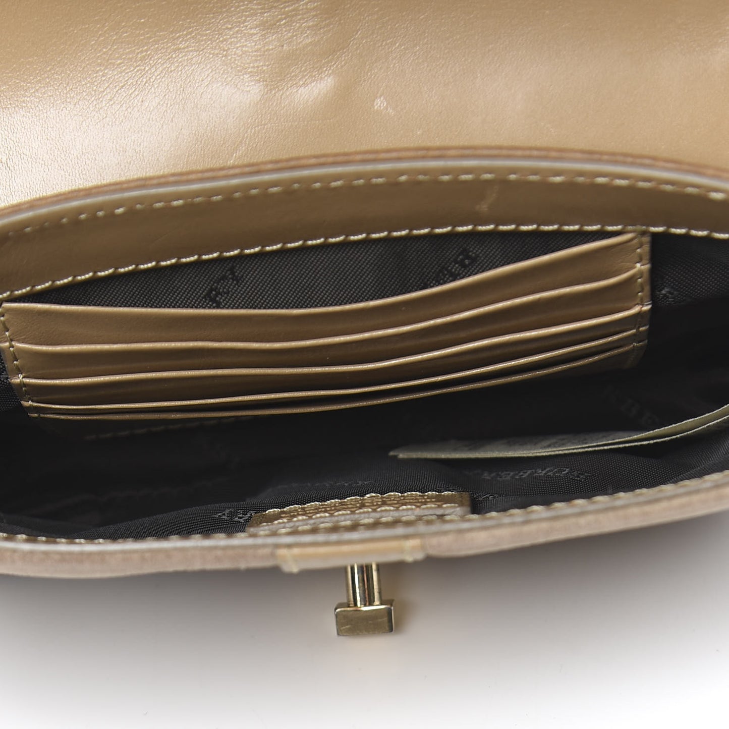 Metallic Grainy Calfskin Suede Mini Berkeley Crossbody Dark Caper