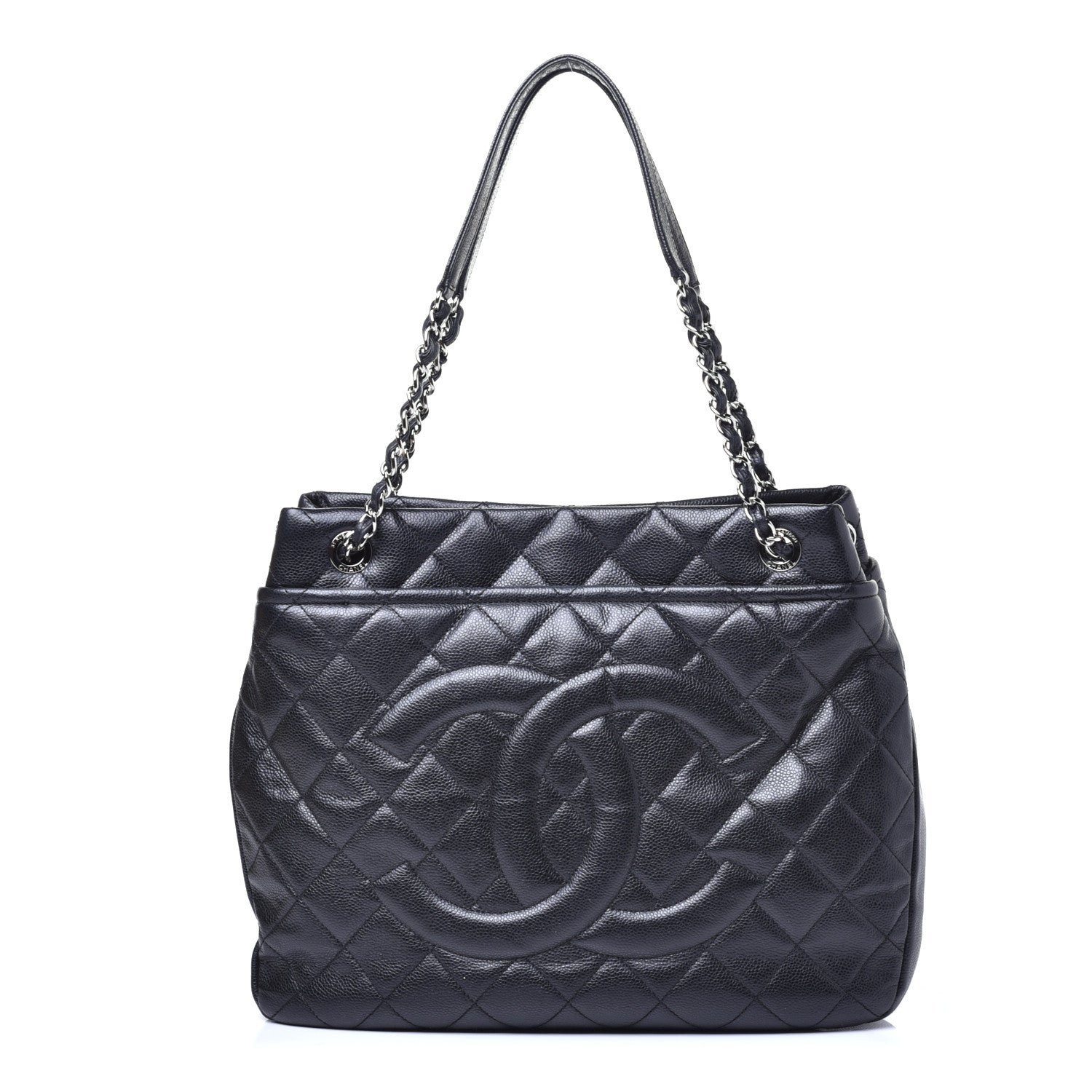 Chanel Caviar Quilted Timeless CC Soft Tote Black 1 of 9
