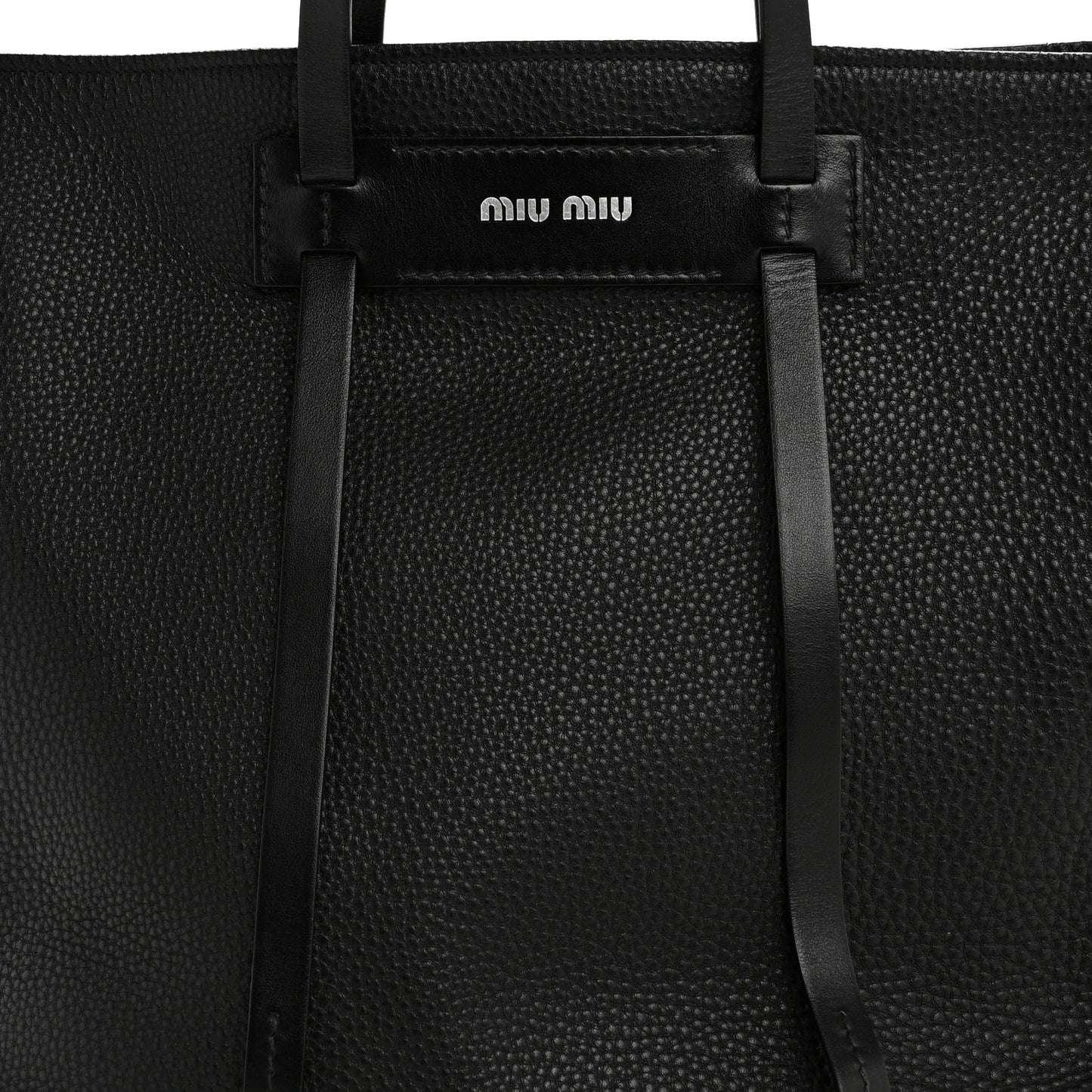 Vitello Daino Tote Black