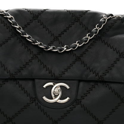 Chanel Lambskin Ultimate Stitch Maxi Flap Black 8 of 11