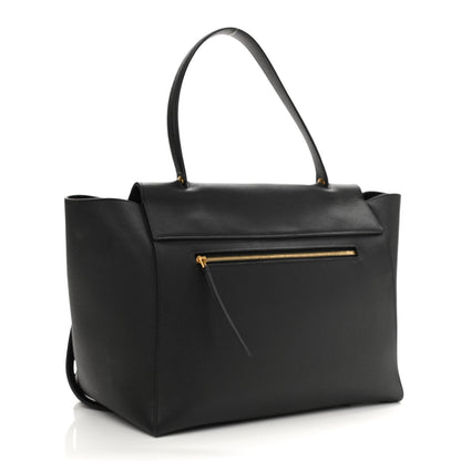 Celine Grained Calfskin Large Belt Bag Black 2 of 10