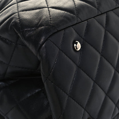 Chanel Lambskin Quilted Daily Shopping Tote Black 8 of 15