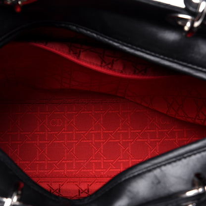 Christian Dior Lambskin Cannage Large Lady Dior Black 6 of 14