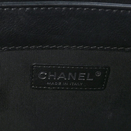 Chanel Calfskin Medium Boy Reverso Flap Black 6 of 9