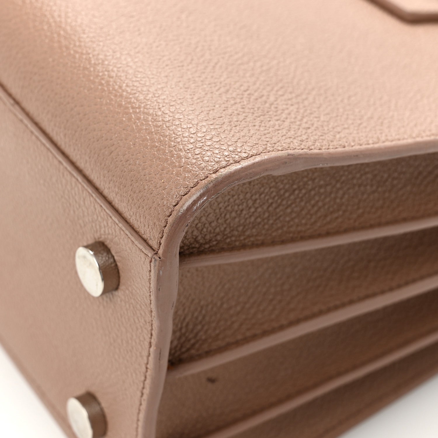 Saint Laurent Grained Calfskin Baby Sac De Jour Pale Blush 14 of 15