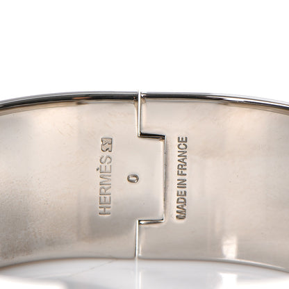 Hermes Enamel Wide Clic Clac H Bracelet PM Orange 4 of 5