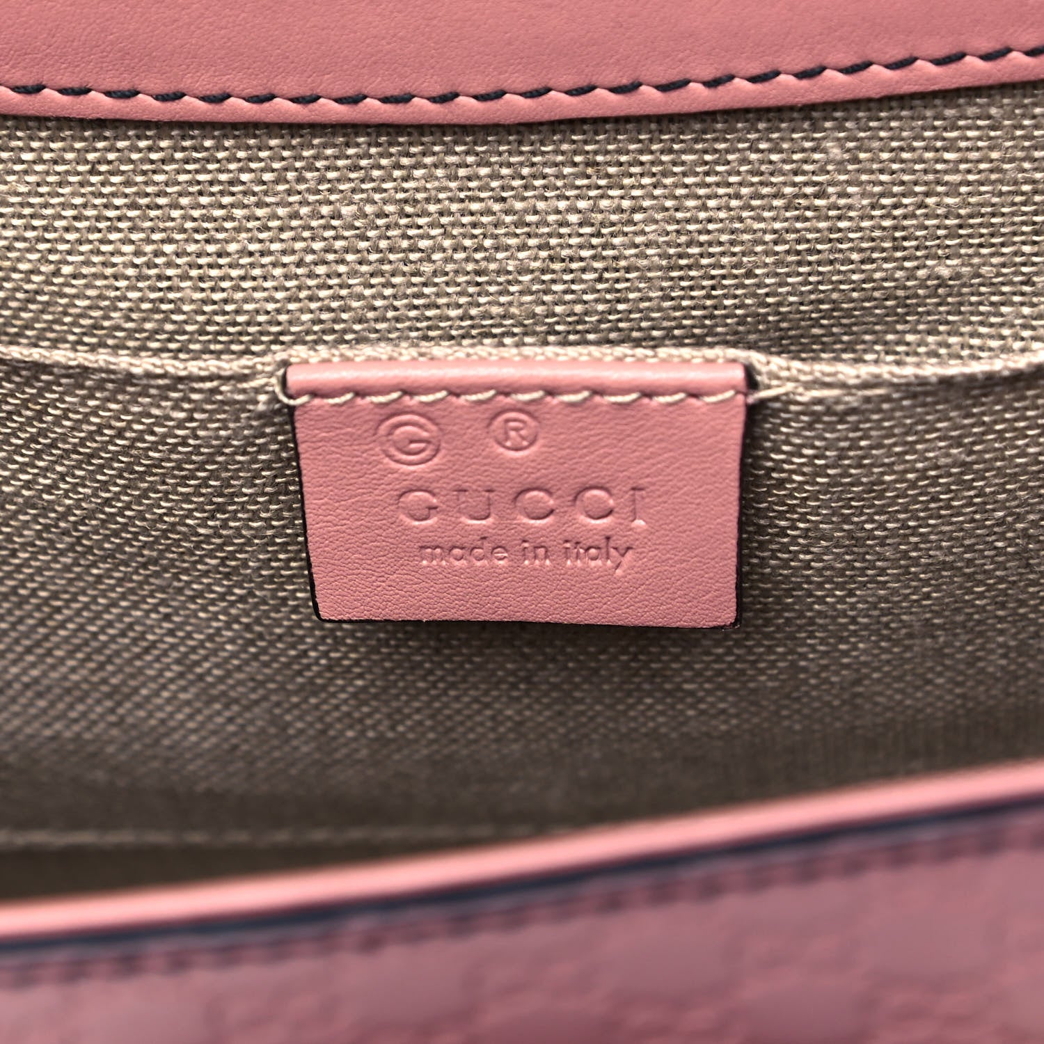 Gucci Microguccissima Medium Emily Chain Shoulder Bag Soft Pink 8 of 9