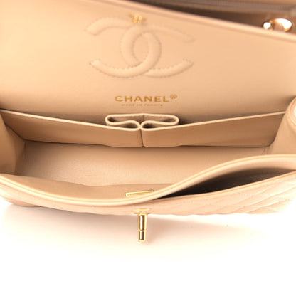 Chanel Caviar Quilted Small Double Flap Beige 5 of 10