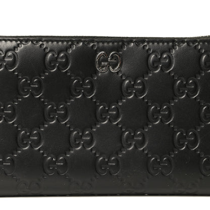 Gucci Guccissimma Signature Dorian Zip Around Wallet Black 6 of 8