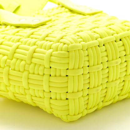 Balenciaga Faux Calfskin XXS Bistro Basket Fluo Yellow 9 of 14