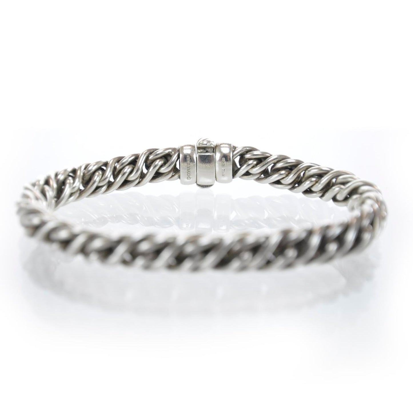 Sterling Silver Lyrica Rope Bracelet