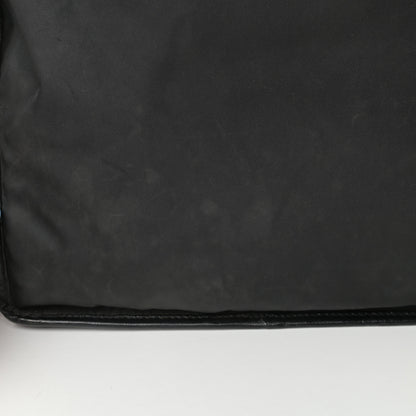 Prada Tessuto Nylon Saffiano Messenger Satchel Black 12 of 13