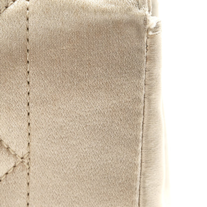 Chanel Satin Quilted Mini Flap Beige 11 of 12
