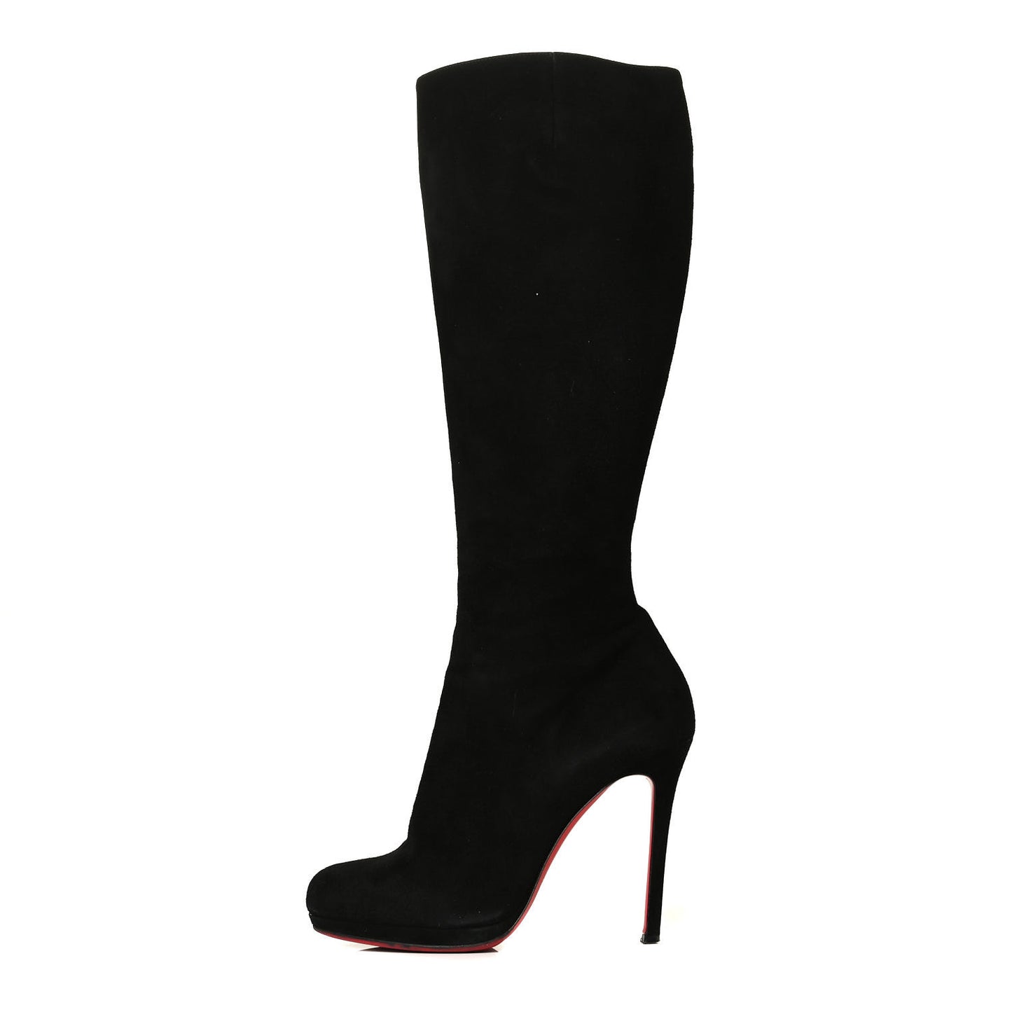 Suede Botalili 120 Tall Boots 39.5 Black