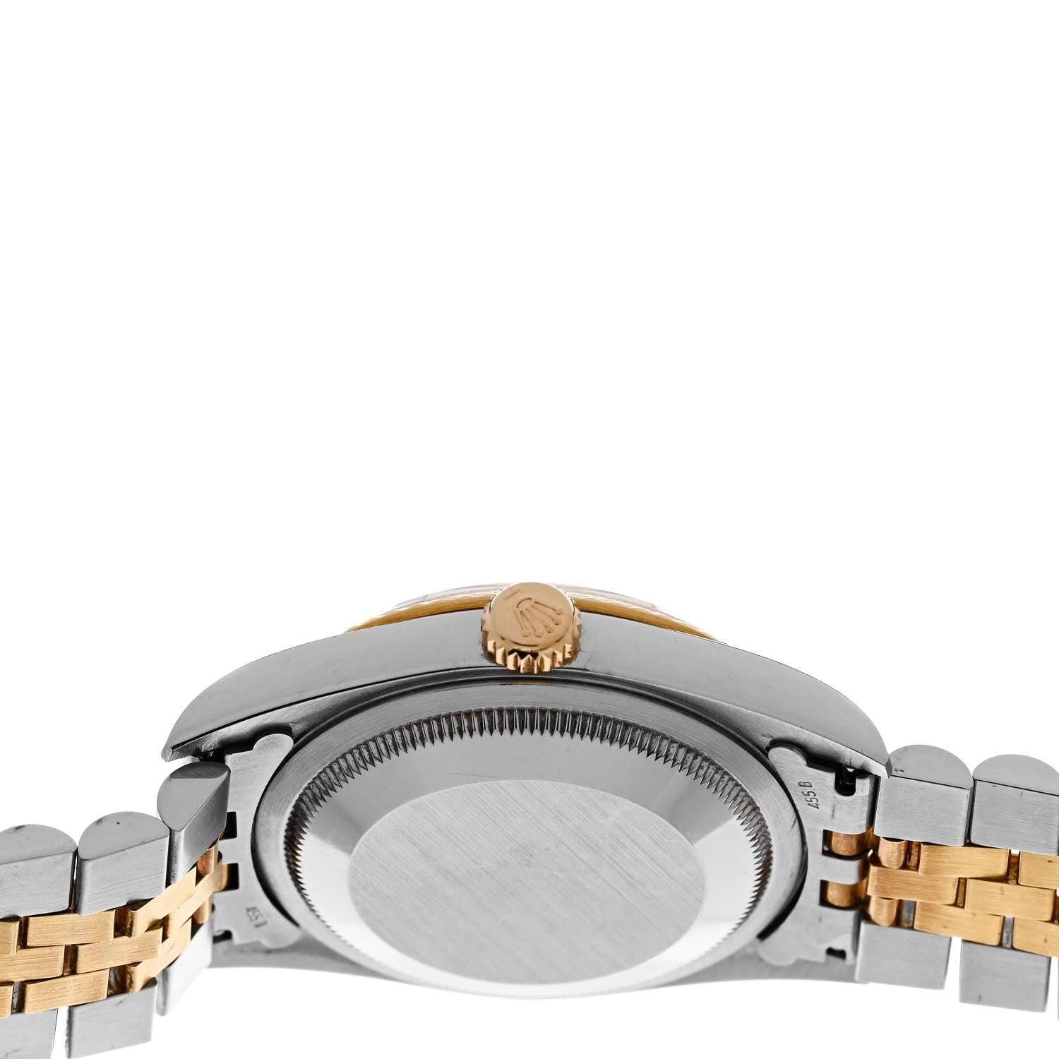 Rolex Stainless Steel 18K Yellow Gold Diamond 36mm Oyster Perpetual Datejust Watch Champagne 16233 4 of 4
