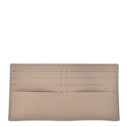 Louis Vuitton Calfskin Felicie Chain Wallet Card Holder Insert Tourterelle 1 of 6