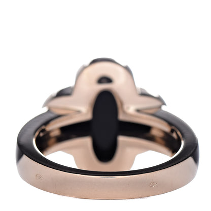 Van Cleef & Arpels 18K Yellow Gold Mother of Pearl Pure Alhambra Ring 53 6.5 4 of 7