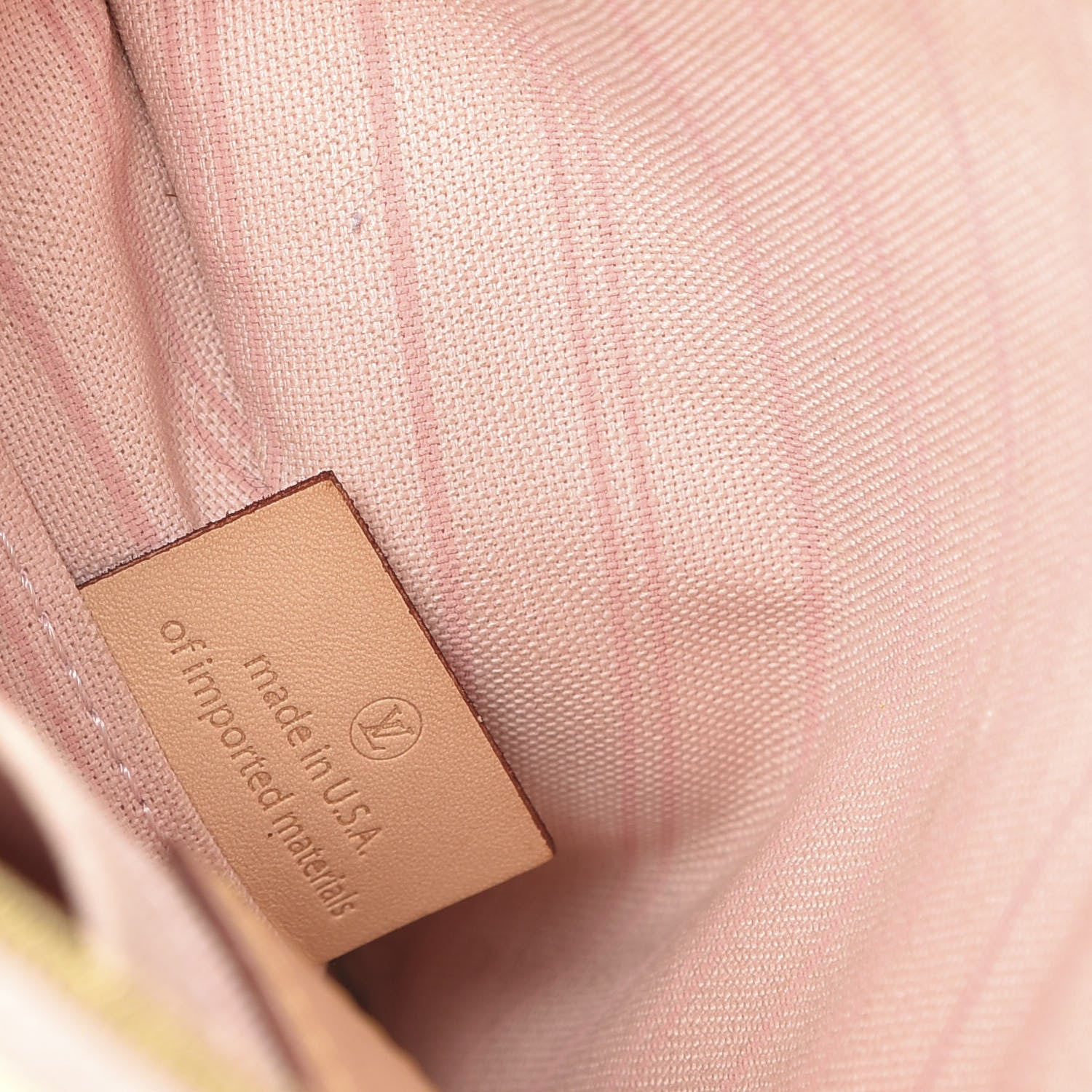 Louis Vuitton Damier Azur Neverfull MM GM Pochette Rose Ballerine 8 of 9