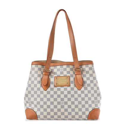 Louis Vuitton Damier Azur Hampstead MM 1 of 17